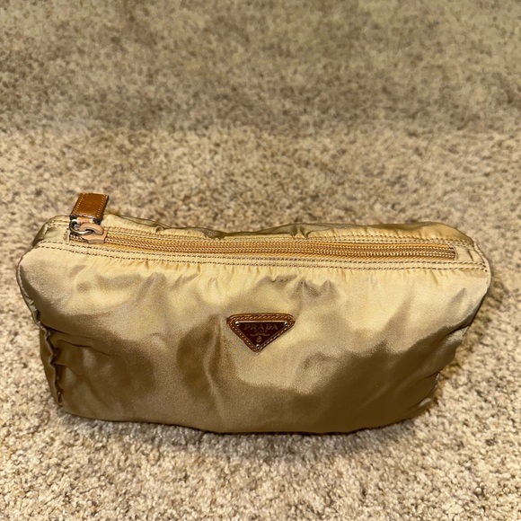 Prada Beige Nylon Cosmetic Pouch - Picture 2 of 13